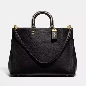 Rogue Bag 39 In Regenerative Leather - CD941 - Black with Brass Hardware